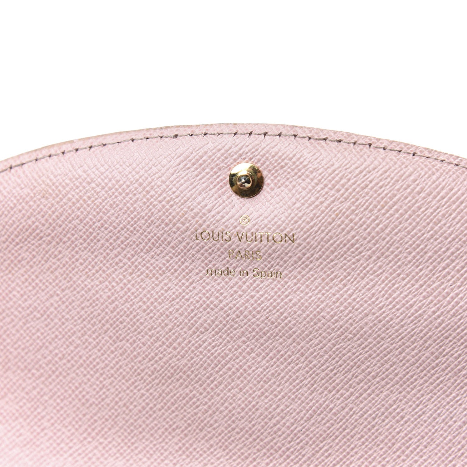 Louis Vuitton Damier Ebene Caissa Wallet Rose Ballerine 6 of 8