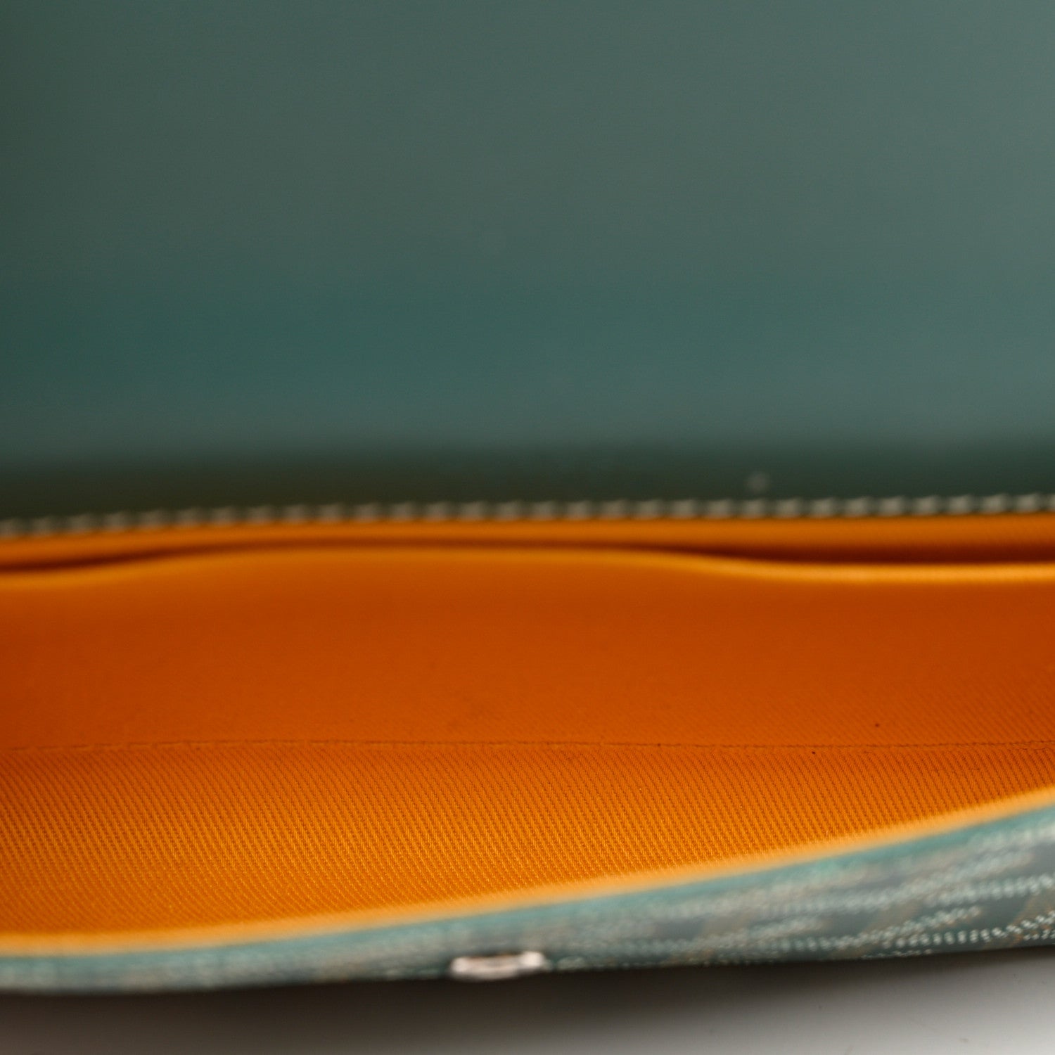 Goyard Goyardine Monte Carlo Bois Clutch Green 6 of 8