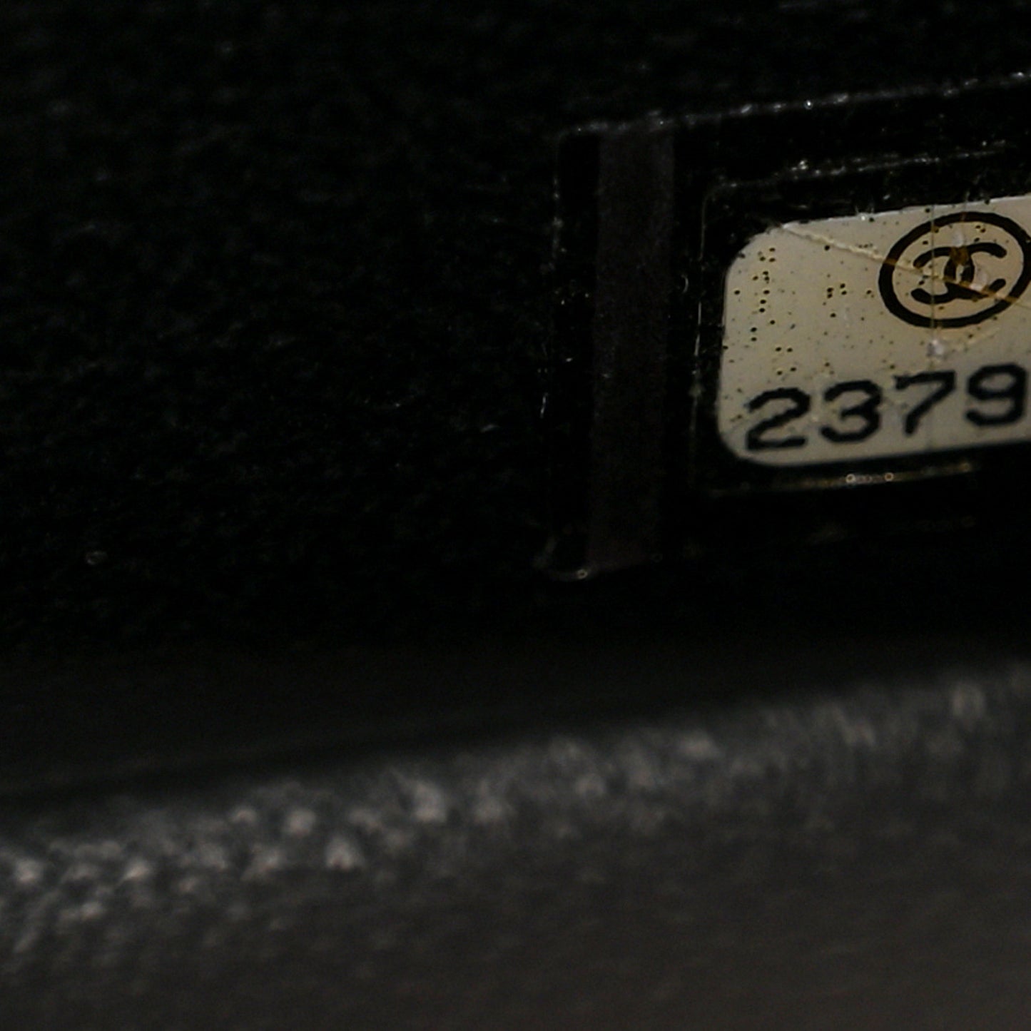 Crumpled Calfskin Quilted Jumbo Double Flap So Black