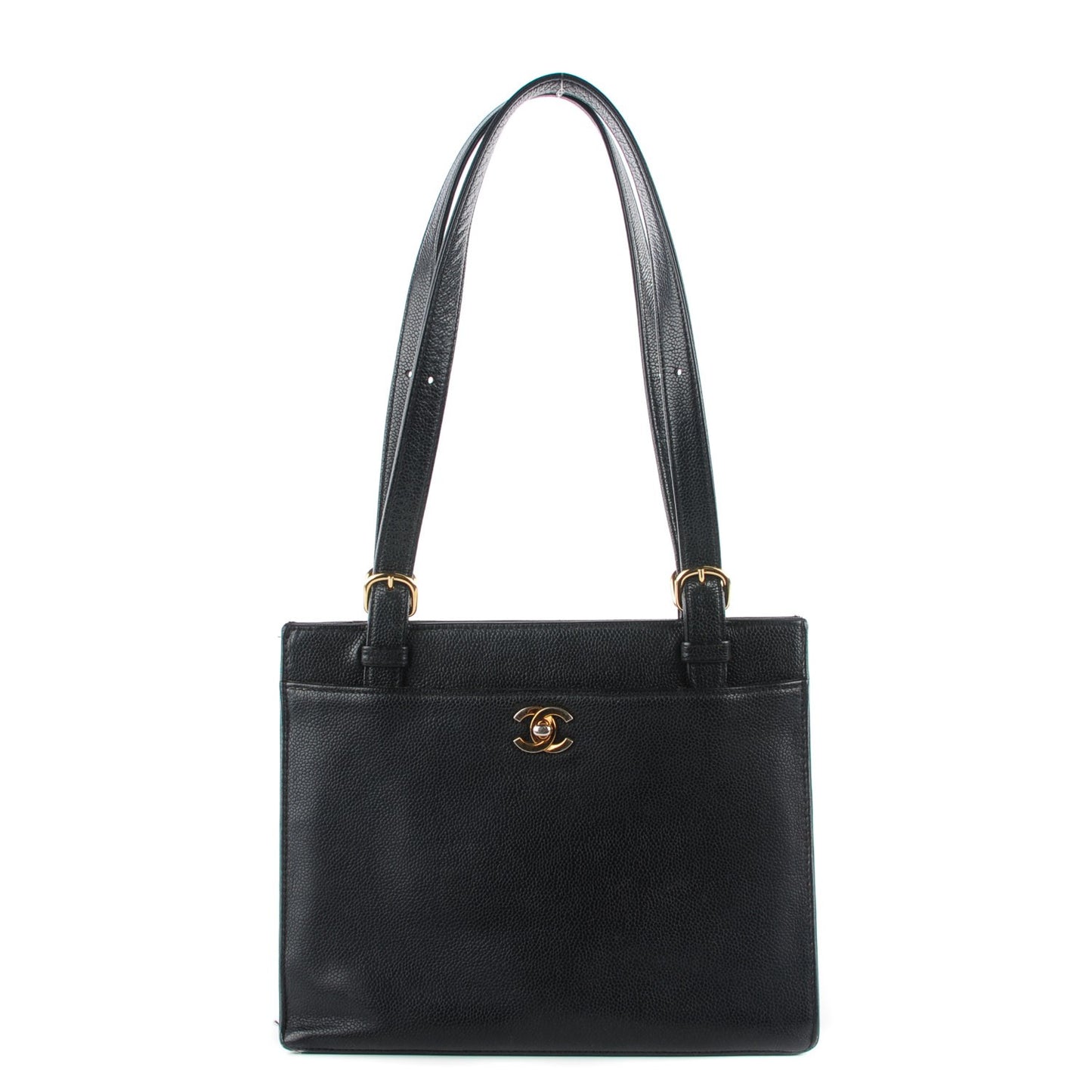 Caviar Shoulder Bag Black