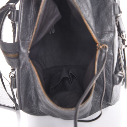 Balenciaga Agneau Classic Hardware Zip Traveler Backpack Gris Fossile 5 of 7