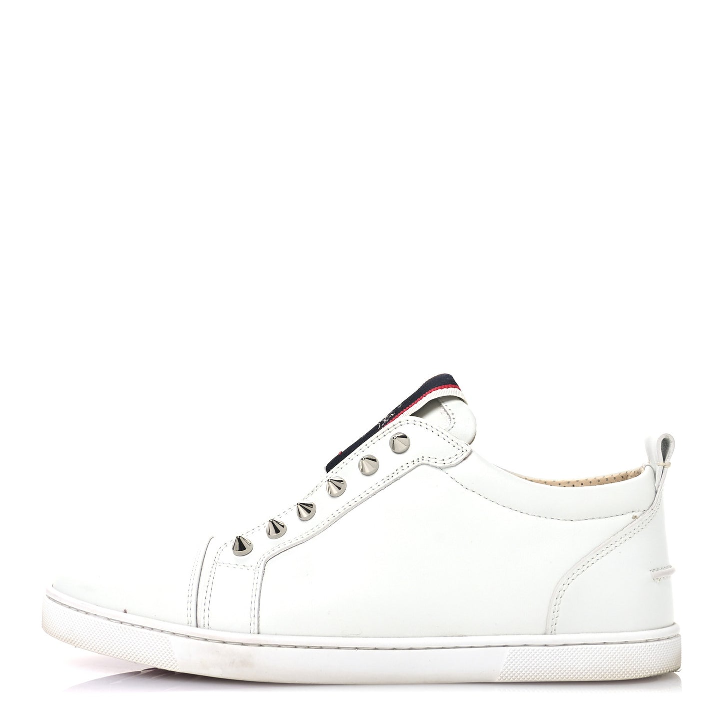Calfskin Mens F.A.V Fique A Vontade Flat Sneakers 39.5 White