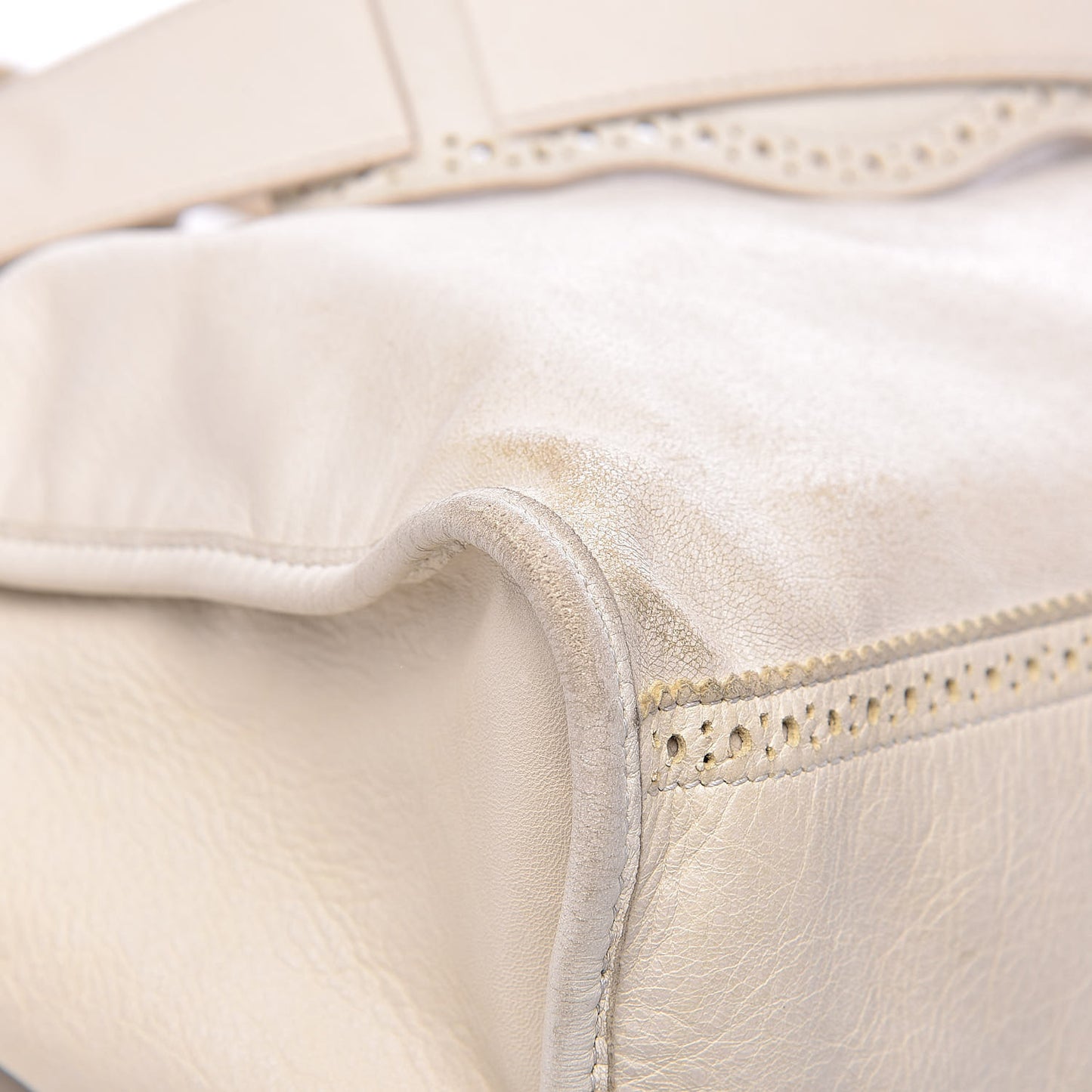 Agneau Giant Brogues Hardware City White Light