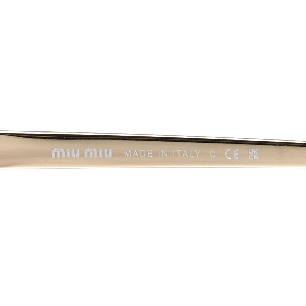 Miu Miu Metal Sunglasses SMU51Z Gold Amaranto 5 of 7