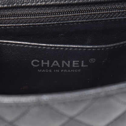 Chanel Metallic Caviar Quilted Mini Rectangular Flap Black 6 of 12