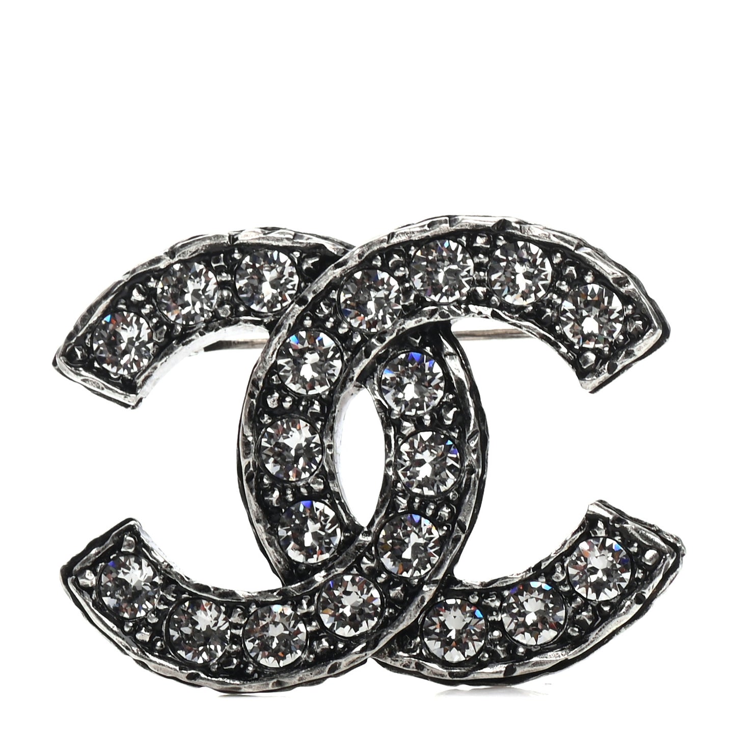 Ruthenium Crystal CC Brooch