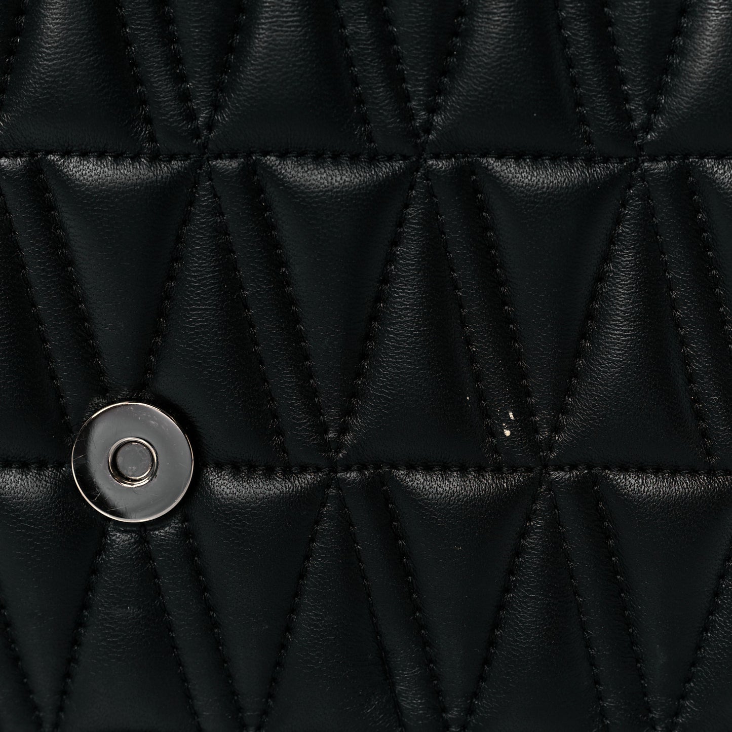 Nappa Quilted Virtus Top Handle Shoulder Bag Grey