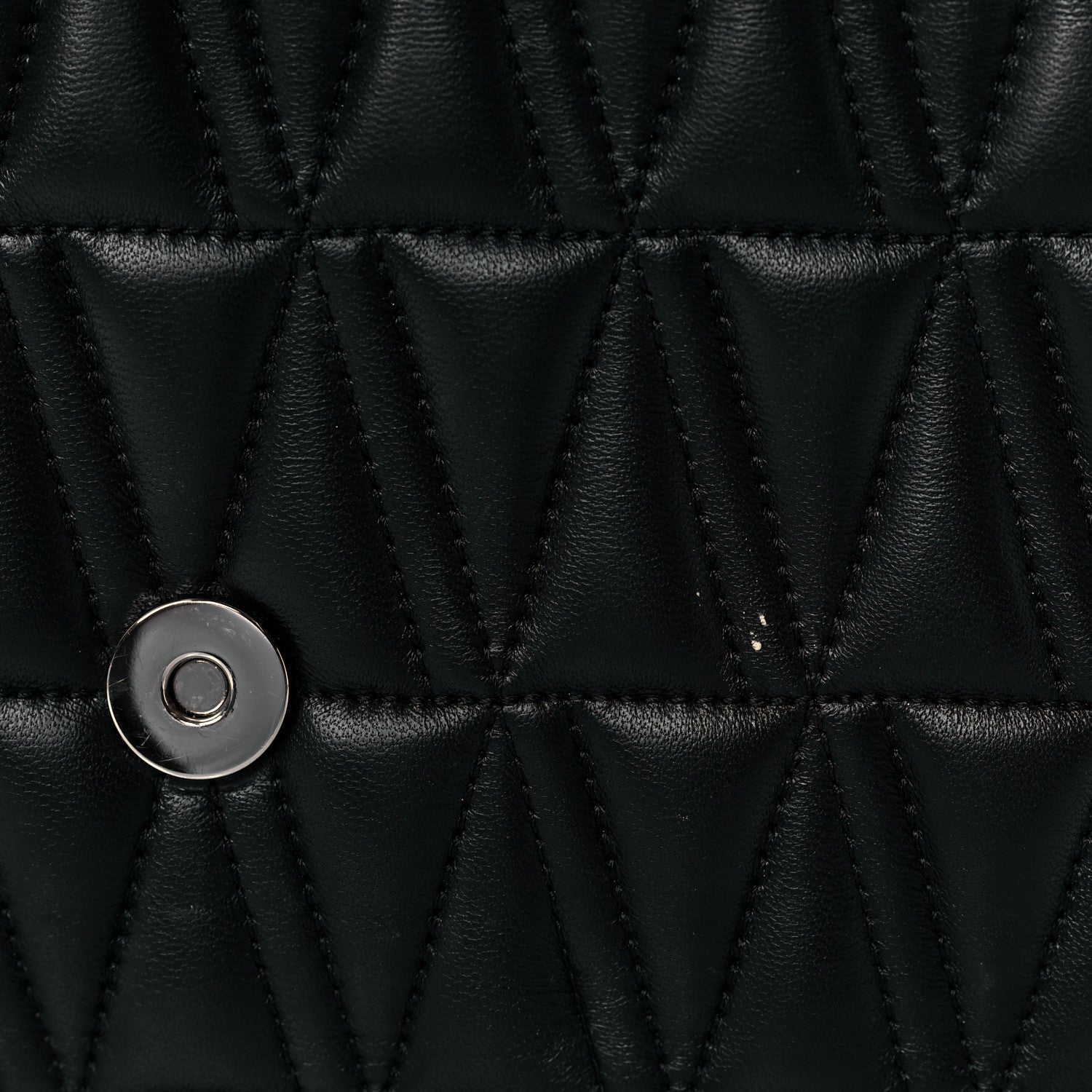 Versace Nappa Quilted Virtus Top Handle Shoulder Bag Grey 7 of 12