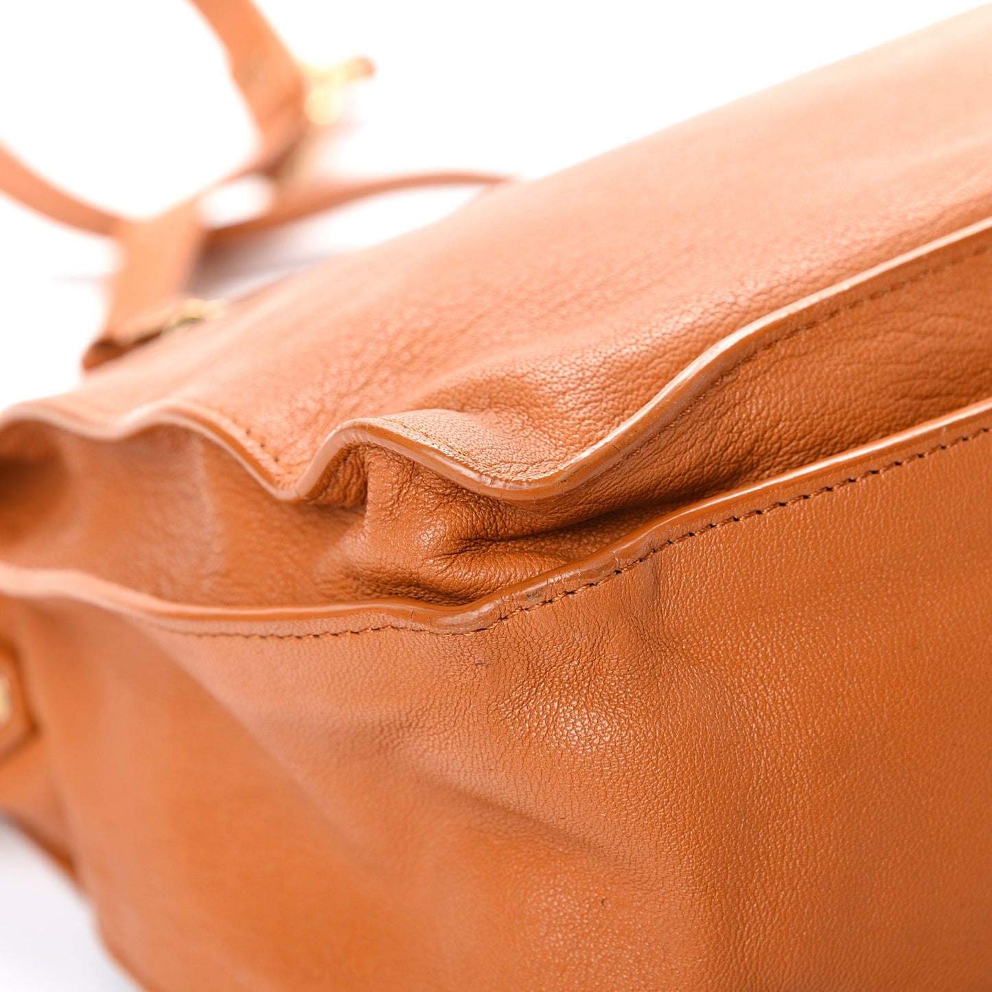 Lambskin Medium PS1 Satchel Saffron