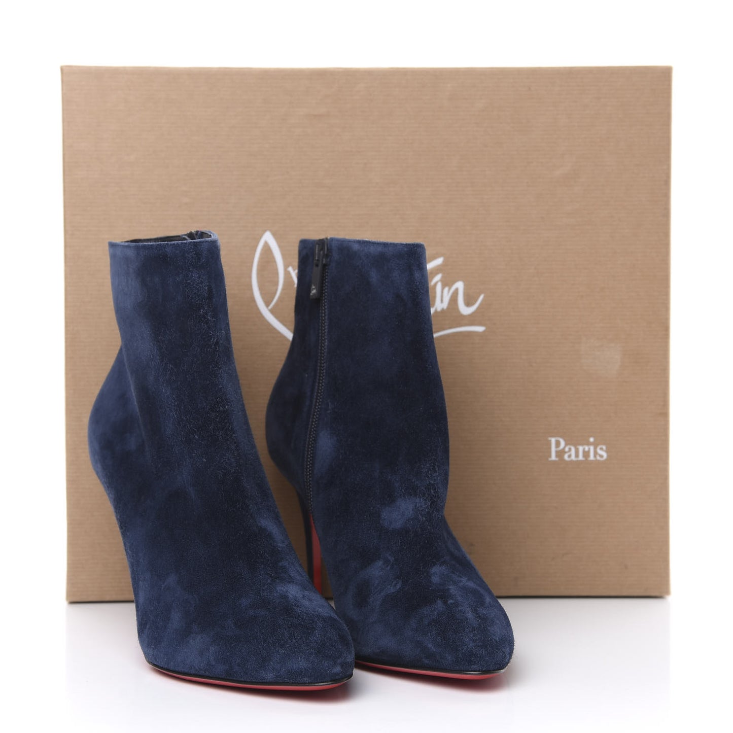 Veau Velours Eloise Booty 85 Ankle Boots 37 Bavarois