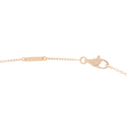 Van Cleef & Arpels 18k Rose Gold Carnelian Sweet Alhambra Heart Pendant Necklace 5 of 5