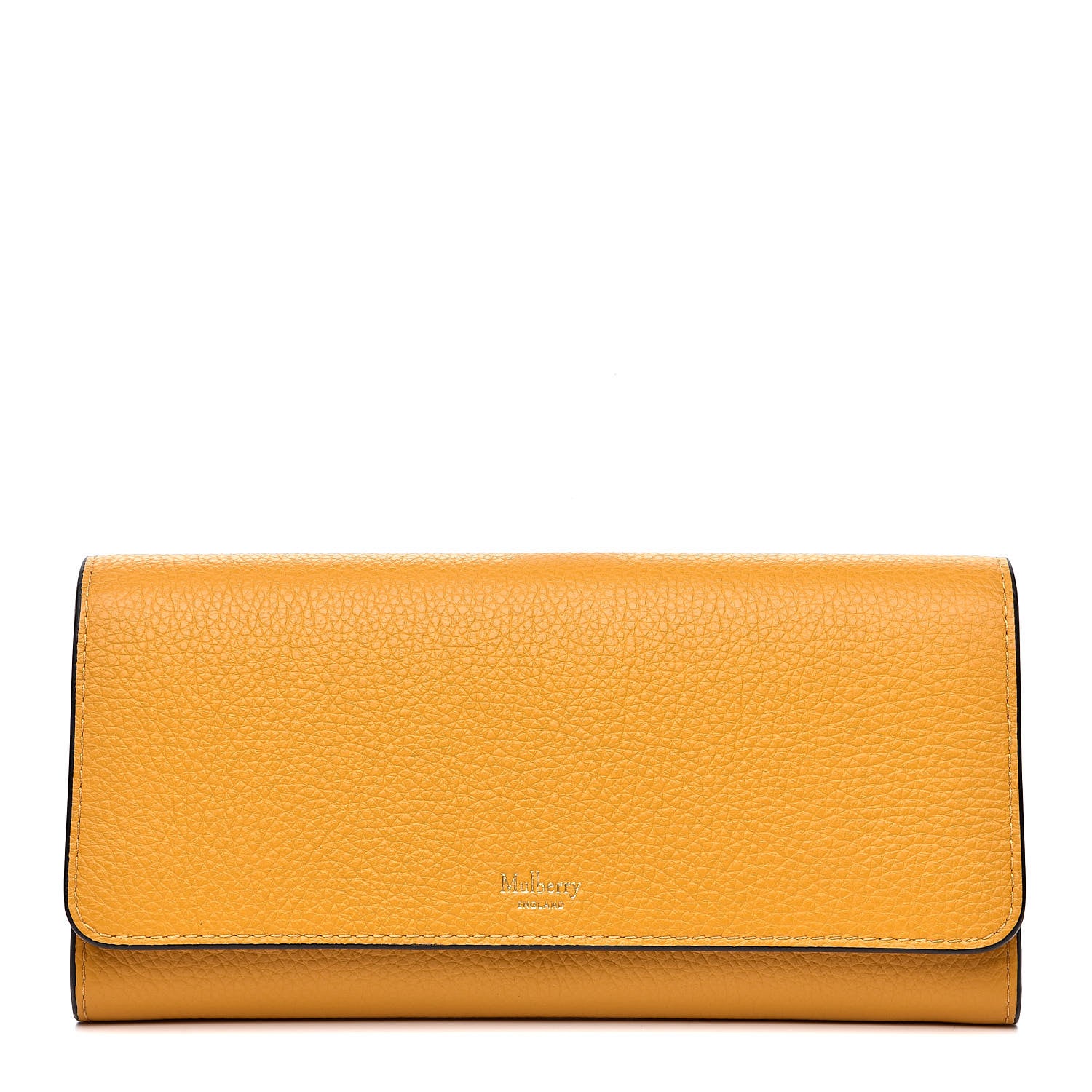 Mulberry Small Classic Grain Continental Wallet Deep Amber 1 of 9