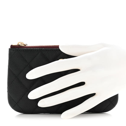 Chanel Caviar Quilted Small Pouch Black 2 of 8