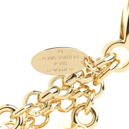 Louis Vuitton Fleur De Monogram Bag Charm Dore 6 of 6