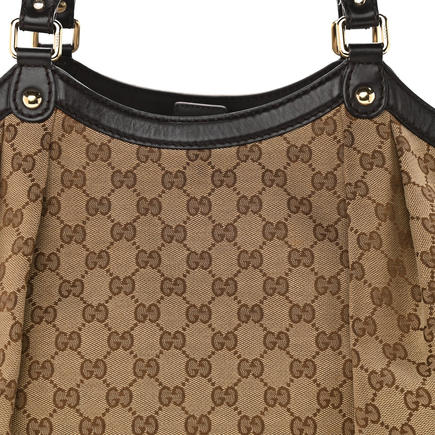 Gucci Monogram Sukey Tote Dark Brown 9 of 11