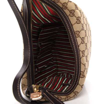 Gucci Monogram Medium New Britt Hobo Brown 5 of 10