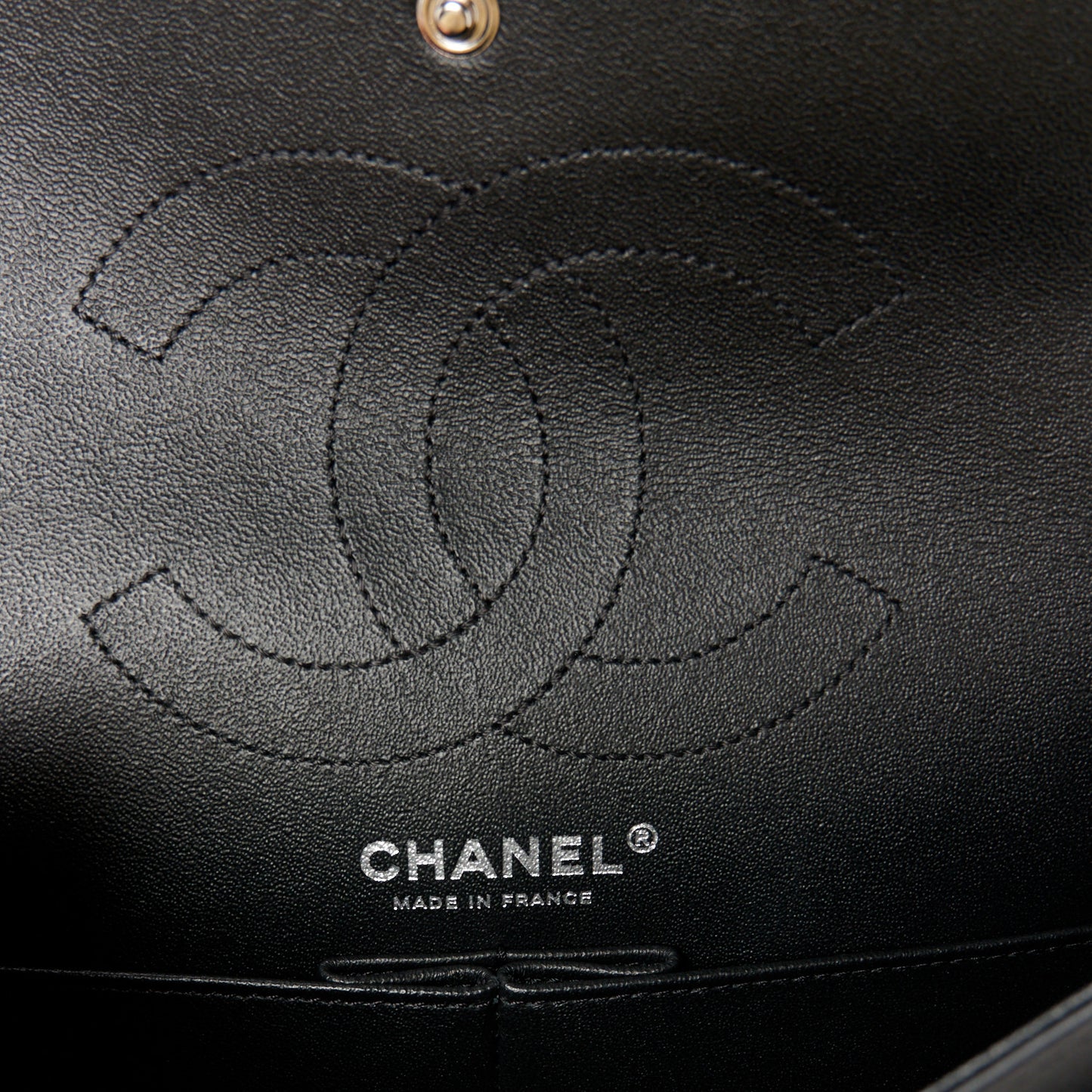 Patent Calfskin Quilted 2.55 Reissue 225 Flap So Black