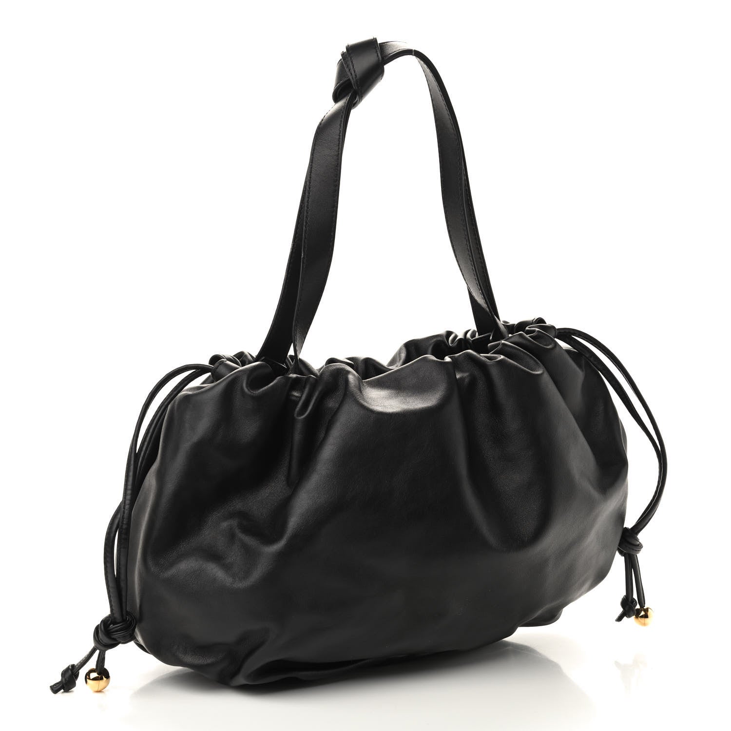 Bottega Veneta Nappa The Bulb Black 3 of 9
