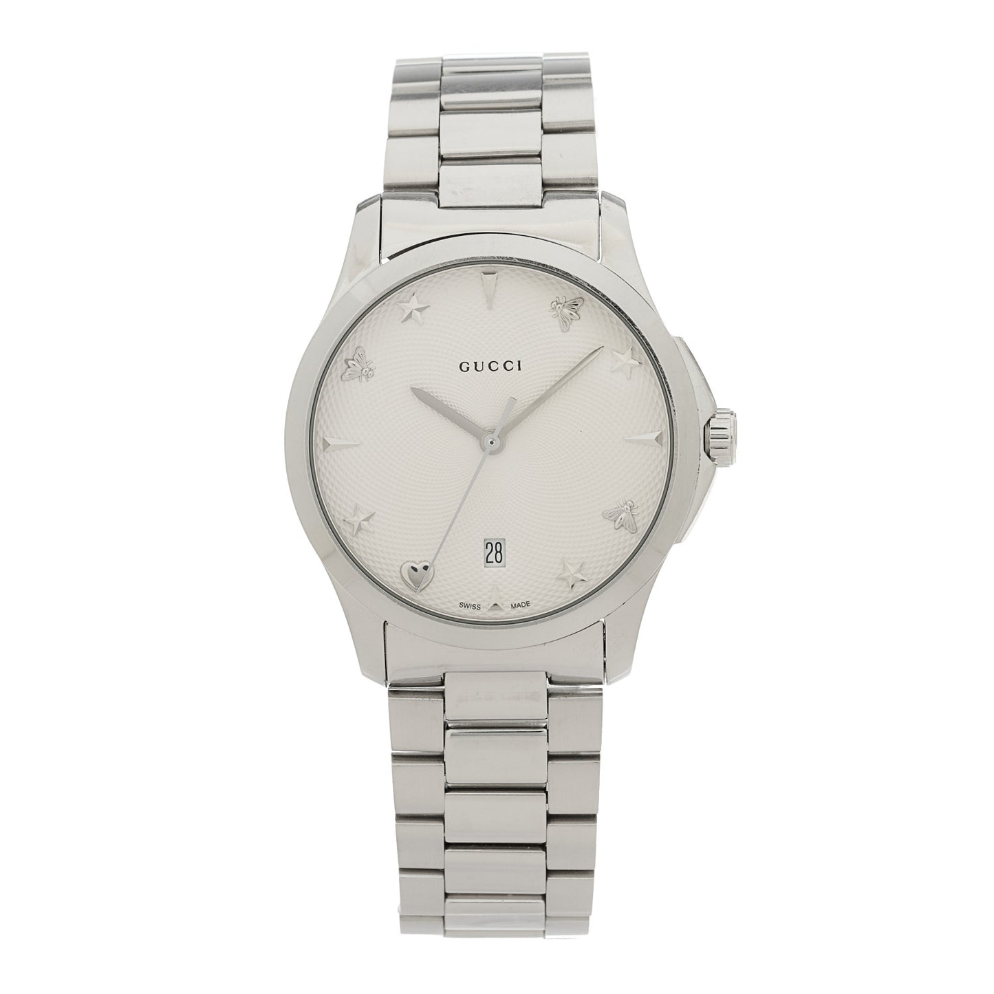Stainless Steel 38mm G-Timeless Charm Quartz Watch