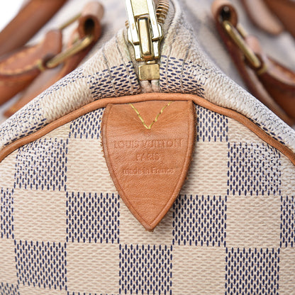 Louis Vuitton Damier Azur Speedy 30 6 of 30