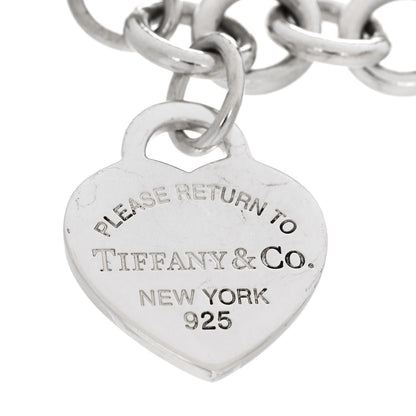 Tiffany Sterling Silver Return to Tiffany Heart Tag Charm Bracelet 3 of 4