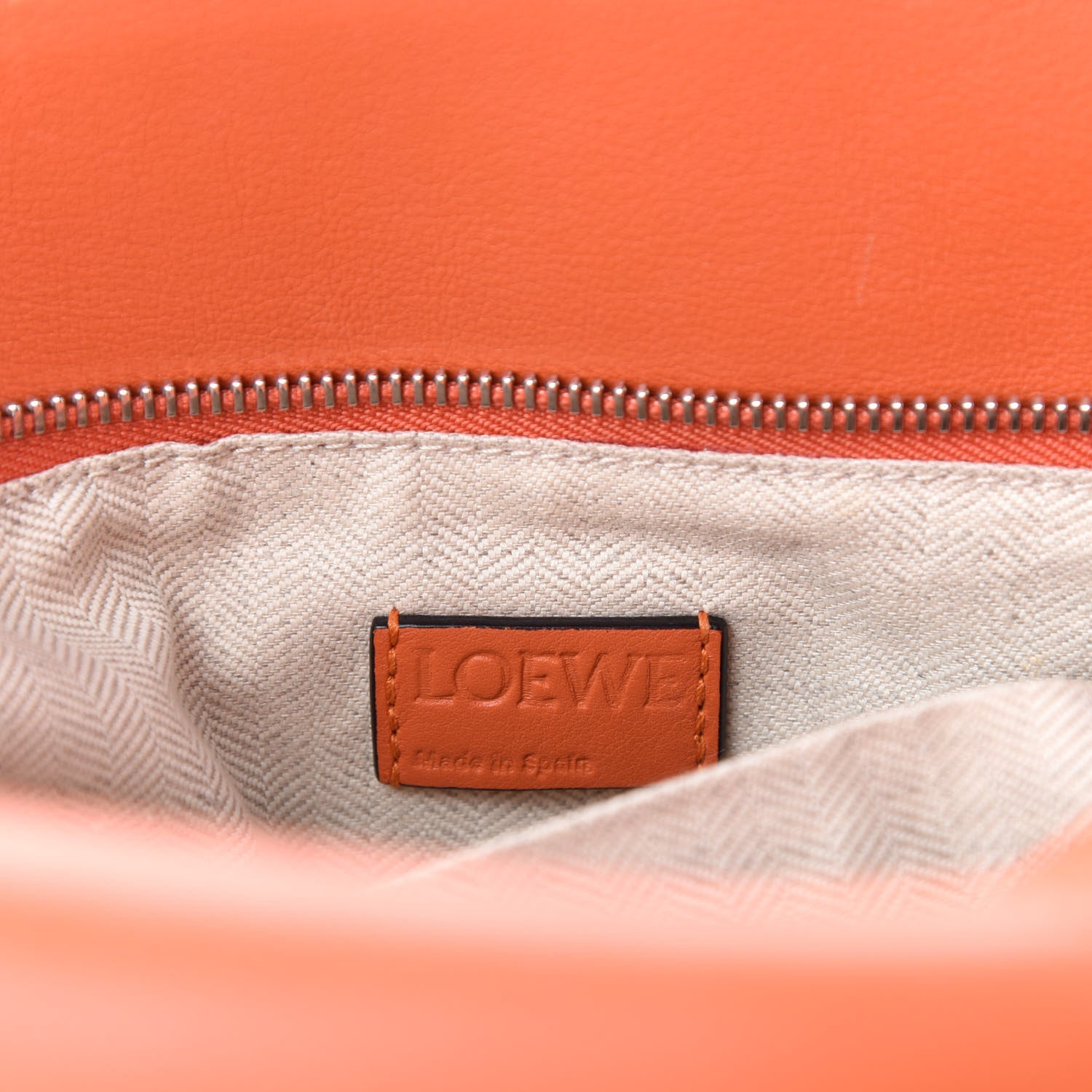 Loewe Calfskin Medium Puzzle Bag Coral 8 of 10