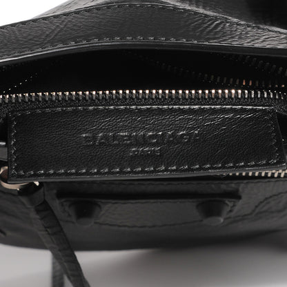 Balenciaga Matte Goatskin Rubber Covered Classic Hardware Mini City Black 6 of 12
