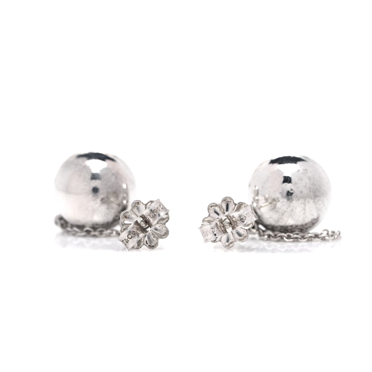 Sterling Silver 10mm HardWear Ball Drop Earrings