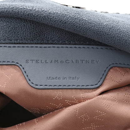 Stella McCartney Shaggy Deer Mini Falabella Fold Over Tote Light Blue 6 of 12