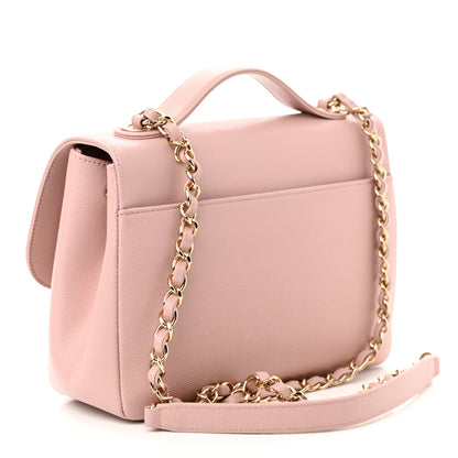 Chanel Caviar Quilted Medium Business Affinity Flap Light Pink 3 of 10