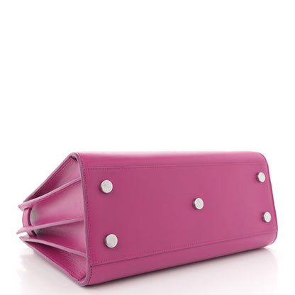 Saint Laurent Calfskin Baby Sac De Jour Fuchsia 4 of 12