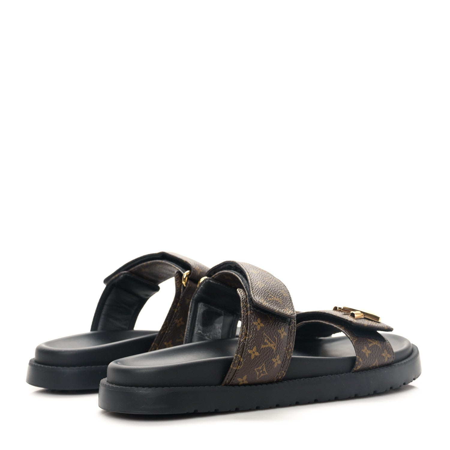 Louis Vuitton Monogram LV Flat Sandals 41 4 of 9