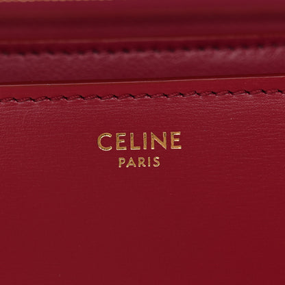Celine Box Calfskin Medium Classic Box Flap Bag Raspberry 6 of 10