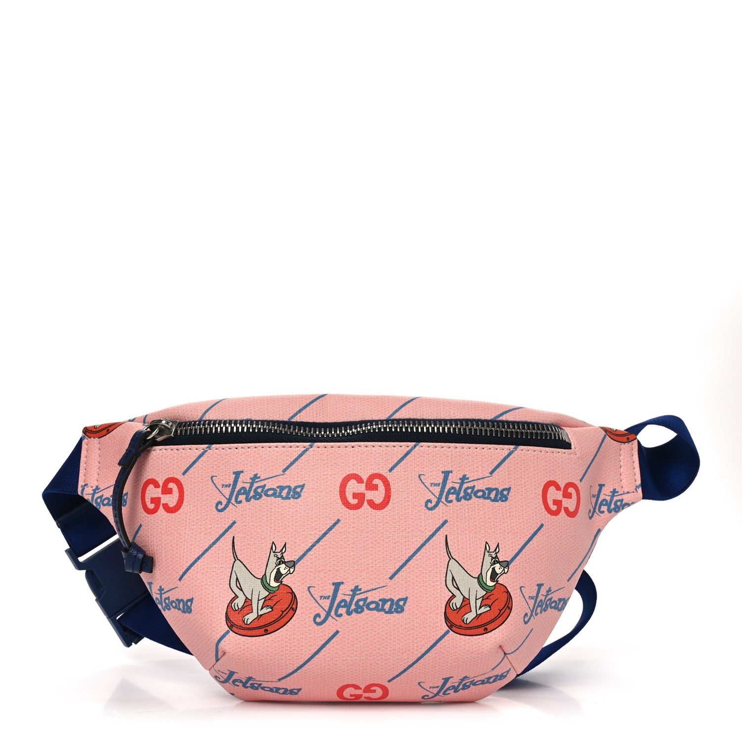 Gucci Coated Canvas Interlocking G Jetsons Childrens Belt Bag Pink 1 of 10