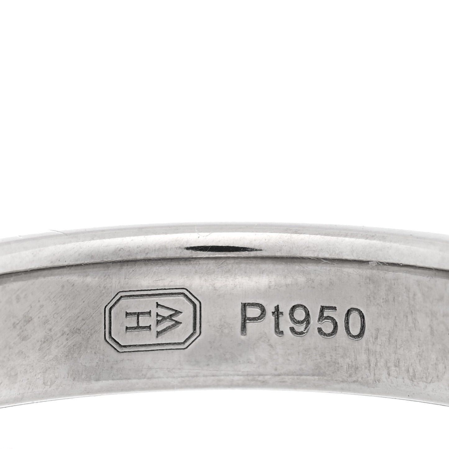 Platinum Milgrain Wedding Band Ring 58 8.5