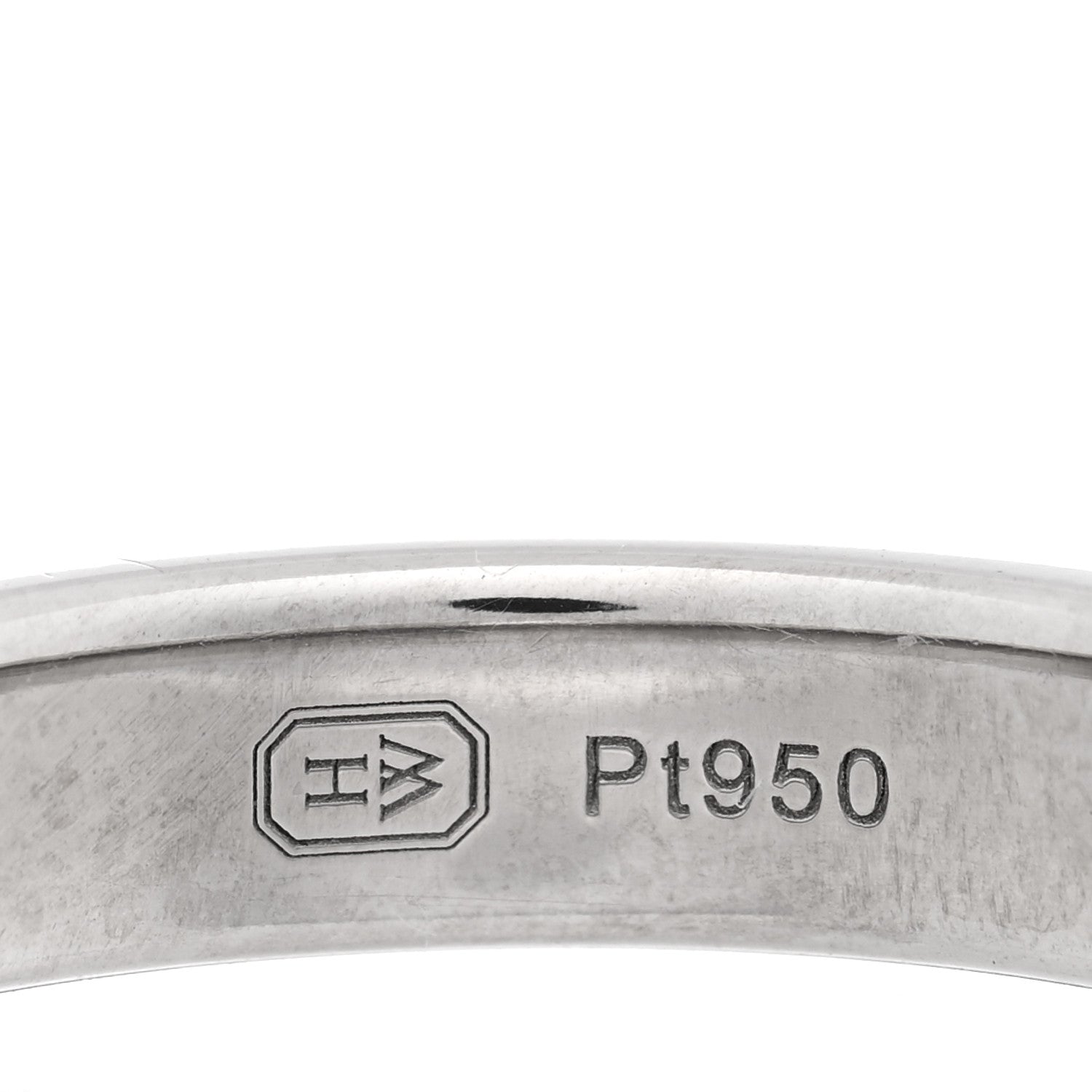 Harry Winston Platinum Milgrain Wedding Band Ring 58 8.5 4 of 4