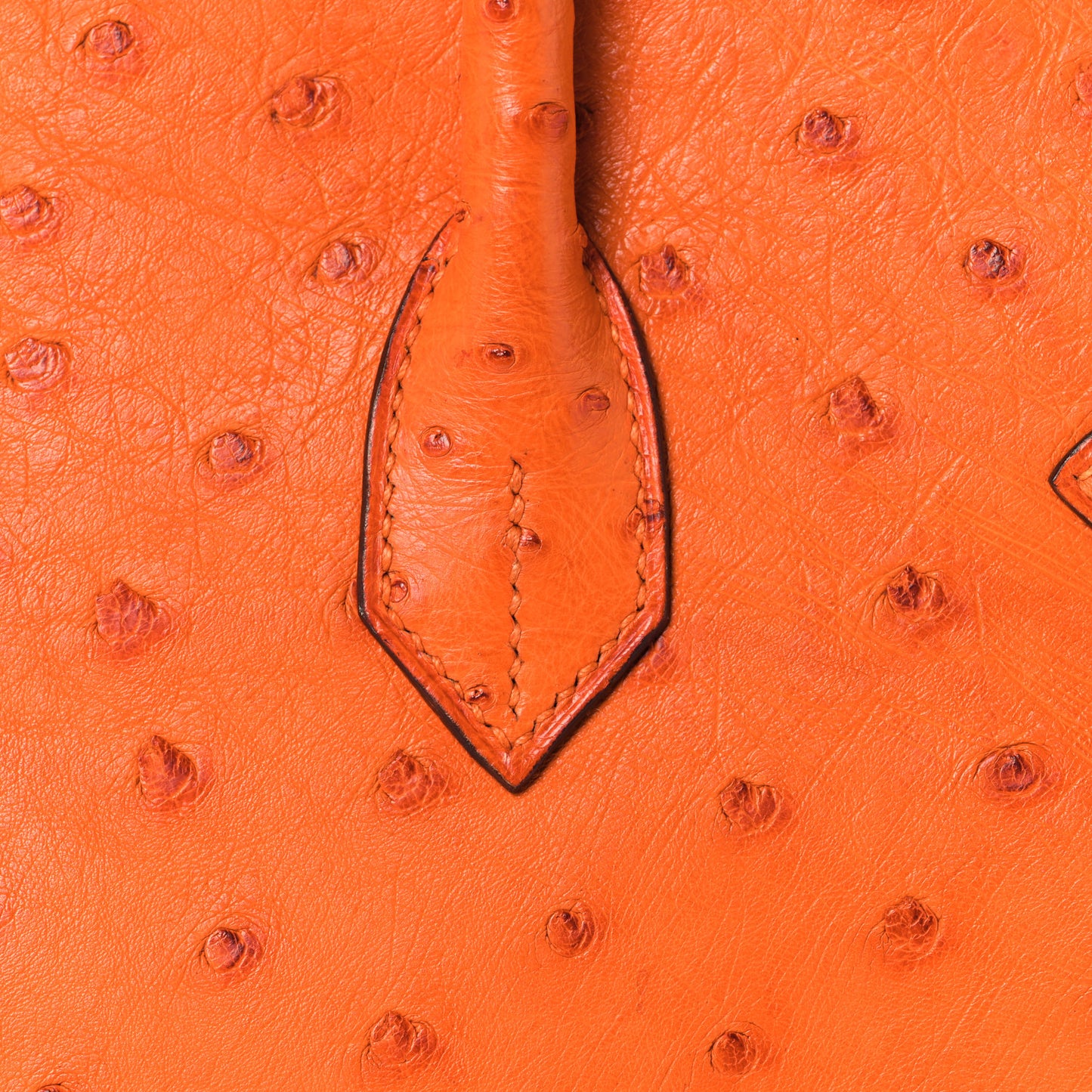 Ostrich Birkin 35 Orange
