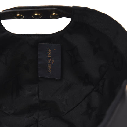 Louis Vuitton Polyester Silk Monogram LV Get Ready Cap M Black 4 of 7