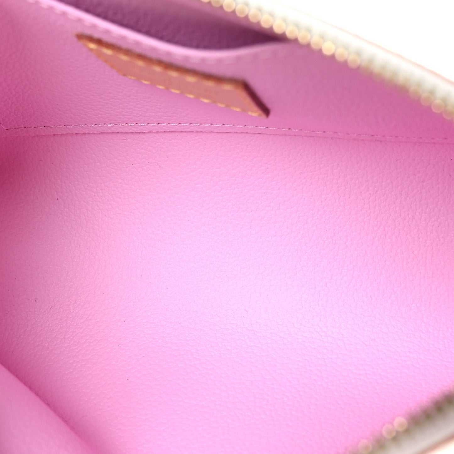 Monogram Multicolor Cosmetic Pouch White Litchi