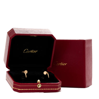 Cartier 18K Pink Gold Juste Un Clou Hoop Earrings 6 of 6