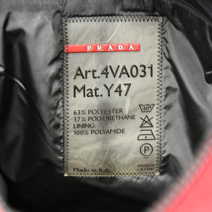 Prada Nylon Vela Sport Messenger Bag Scarlatto 7 of 16