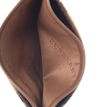 Burberry Calfskin Horseferry Check Izzy Card Case Tan 5 of 7