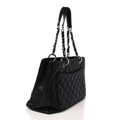 Chanel Caviar Quilted Grand Shopping Tote GST Black 3 of 10