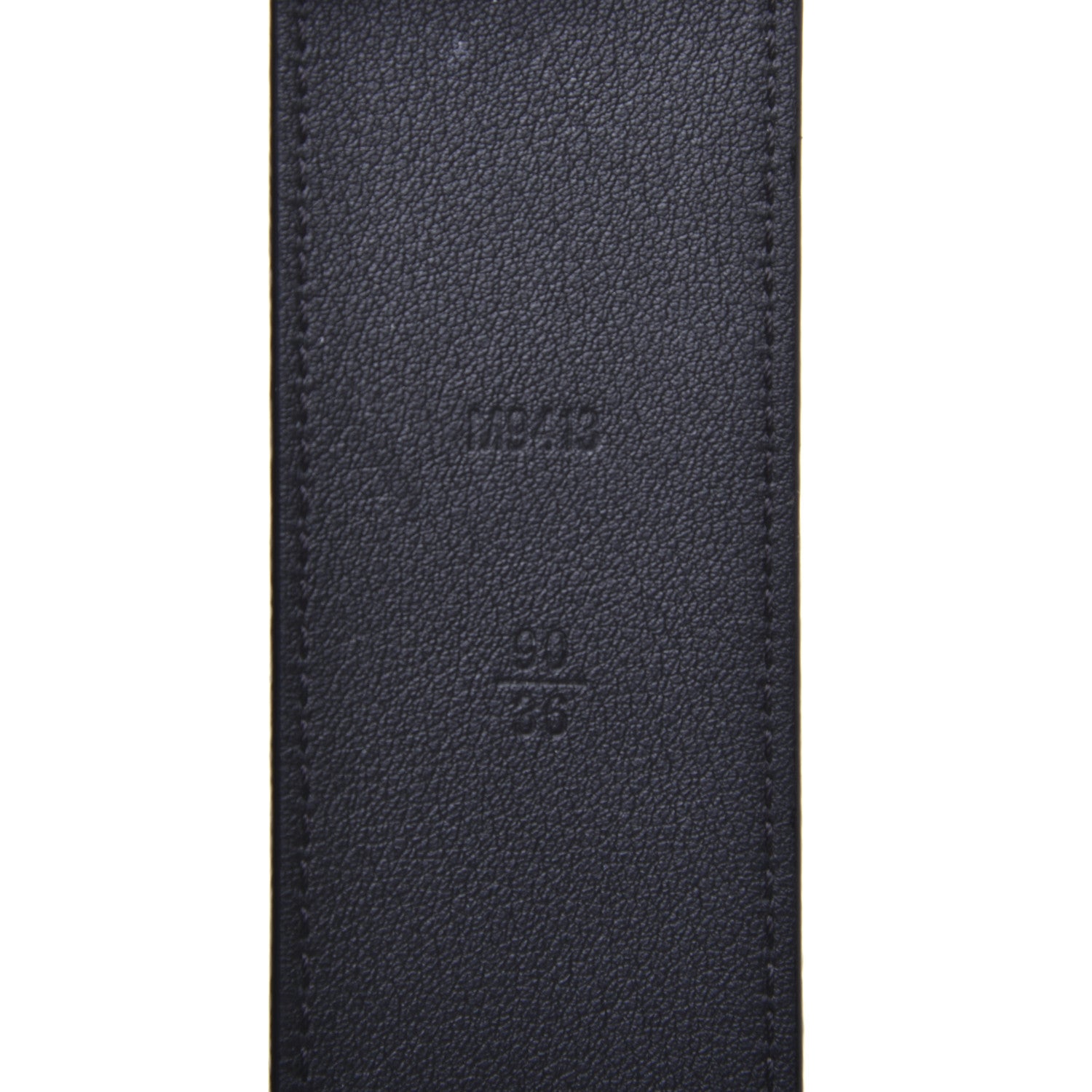 Louis Vuitton Calfskin 40mm LV Initiales Montaigne Belt 90 36 Black 3 of 6