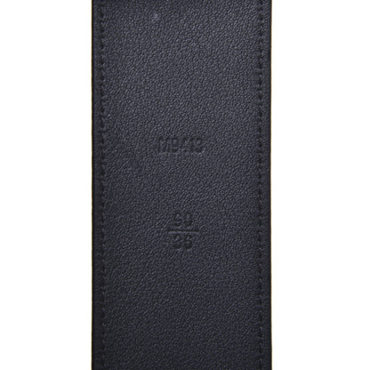 Louis Vuitton Calfskin 40mm LV Initiales Montaigne Belt 90 36 Black 3 of 6
