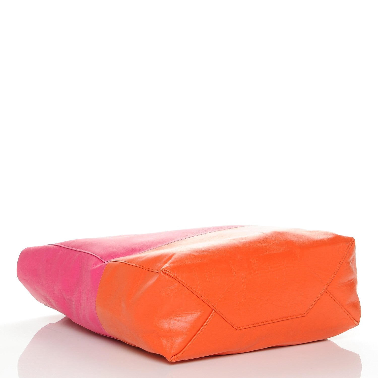 Celine Lambskin Vertical Bi-Cabas Hibiscus 4 of 6