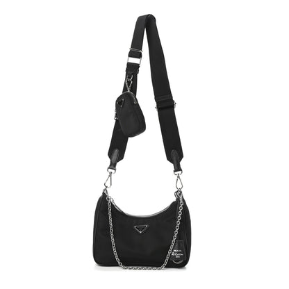 Prada Nylon Re-Edition 2005 Shoulder Bag Black 1 of 8
