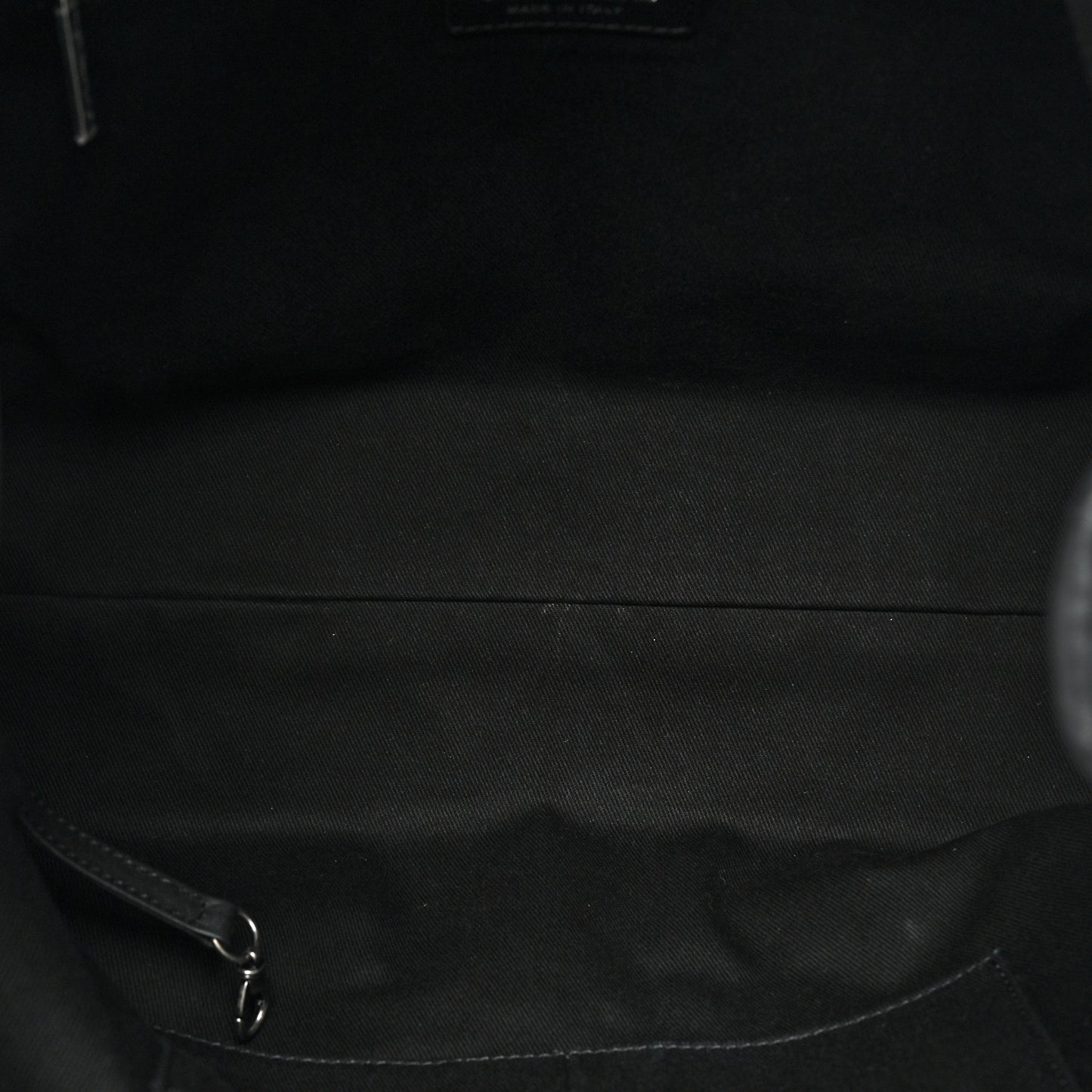 Calfskin Laser Cut Perforated CC Tote Black