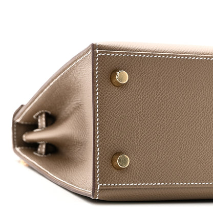 Hermes Epsom Kelly Sellier 25 Etoupe 9 of 11