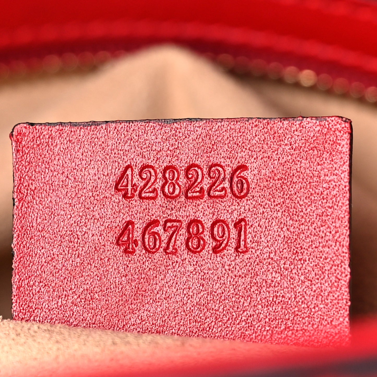 Guccissima Linea A Foldover Tote Red